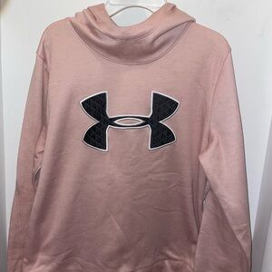 Under Armour Blush Hoodie with Logo
